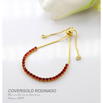Pulseras en covergold rodinado