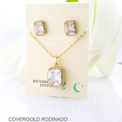 Set en covergold rodinado