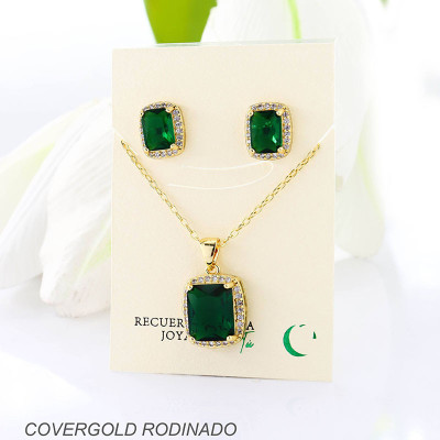 Set en covergold rodinado