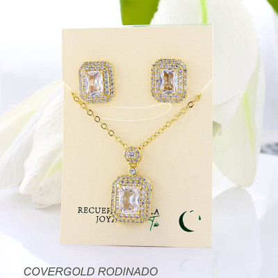 Set en covergold rodinado