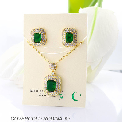 Set en covergold rodinado
