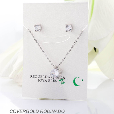 Set en covergold rodinado