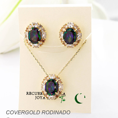 Set en covergold rodinado