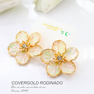 Aretes en covergold rodinado