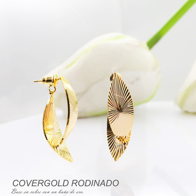 Aretes en covergold rodinado