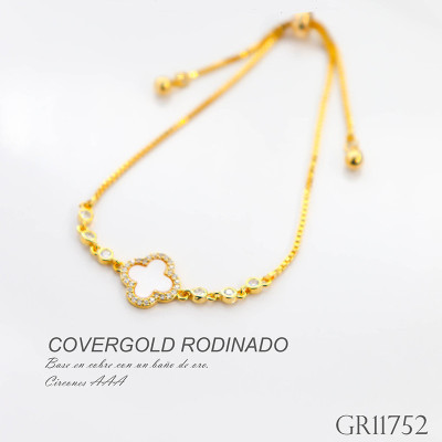 Pulsera en covergold  rodinado