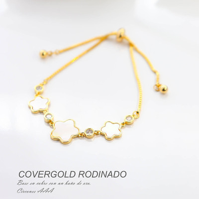 Pulsera en covergold  rodinado