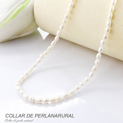 Collar de perla natural