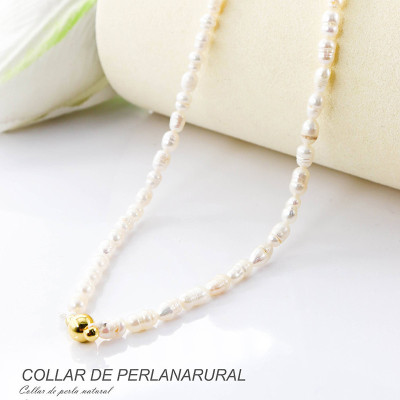 Collar de perla natural
