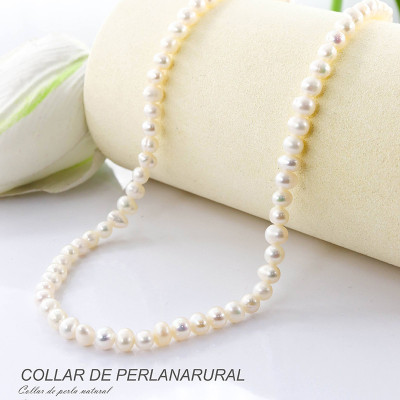 Collar de perla natural