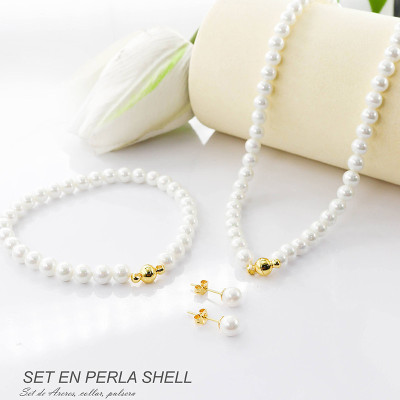 Set de perla shell