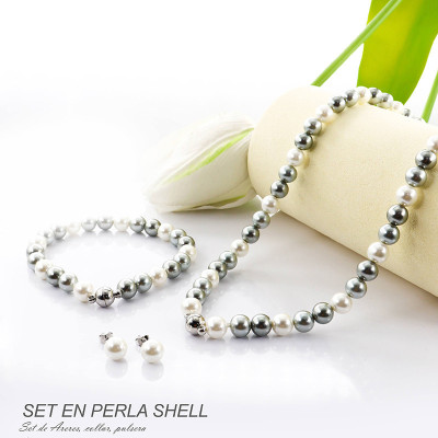 Set de perla shell