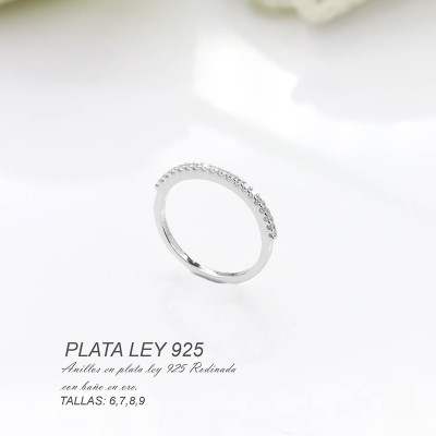 Anillos en plata ley 925