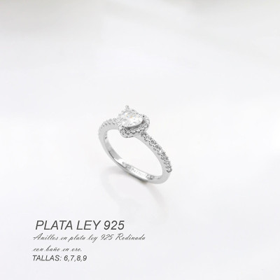 Anillos en plata ley 925
