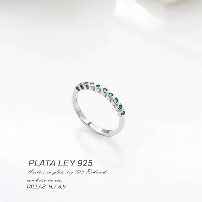 Anillos en plata ley 925