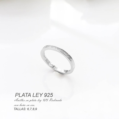 Anillos en plata ley 925