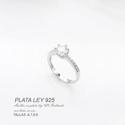 Anillos en plata ley 925