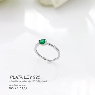 Anillos en plata ley 925