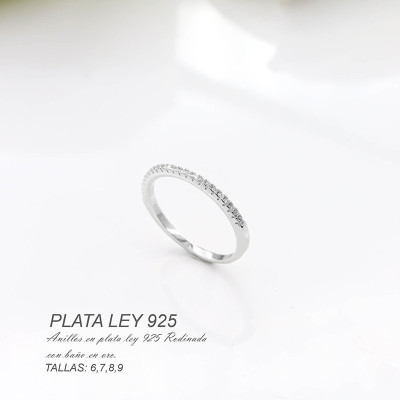 Anillos en plata ley 925