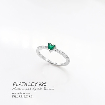 Anillos en plata ley 925