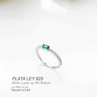 Anillos en plata ley 925