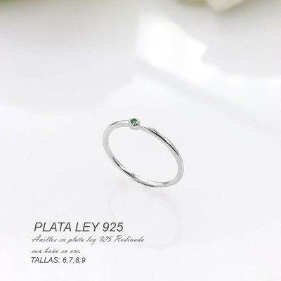 Anillos en plata ley 925