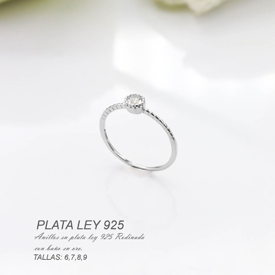 Anillos en plata ley 925