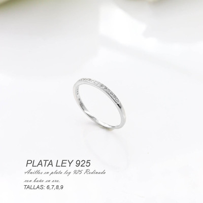 Anillos en plata ley 925