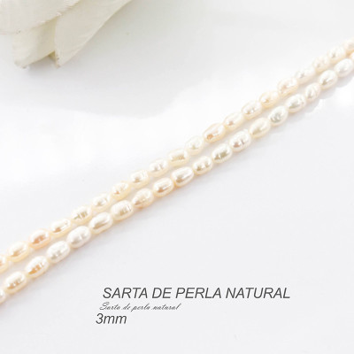 Sarta de perla natural