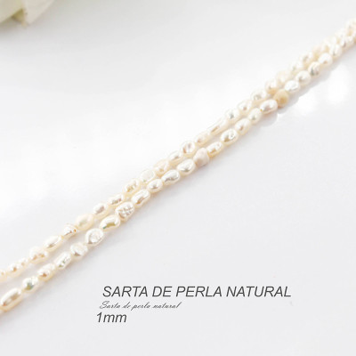 Sarta de perla natural