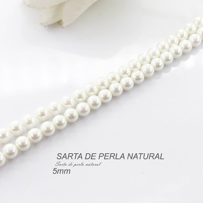 Sarta de perla natural