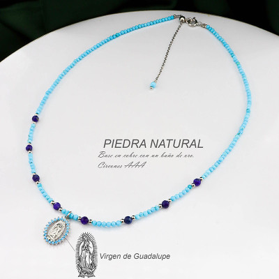 Collar de piedra natural Turquesa