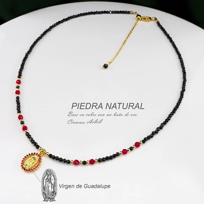 Collar de piedra natural Ónix