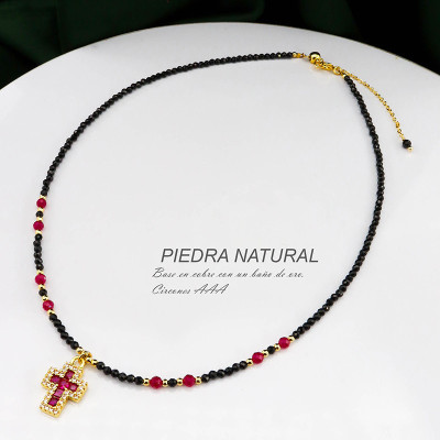 Collar de piedra natural Ónix