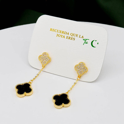 Aretes en Covergold Rodinado