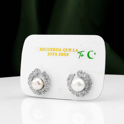 Aretes en Covergold Rodinado