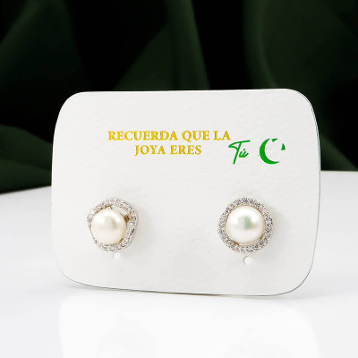 Aretes en Covergold Rodinado