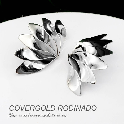 Aretes en Covergold Rodinado