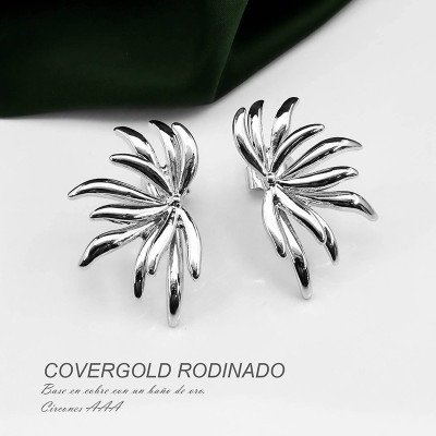 Aretes en Covergold Rodinado