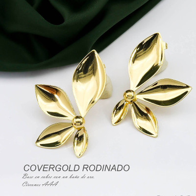 Aretes en Covergold Rodinado