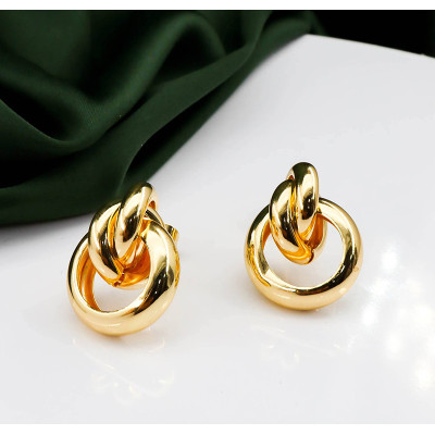 Aretes en Covergold Rodinado