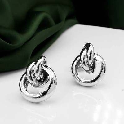 Aretes en Covergold Rodinado