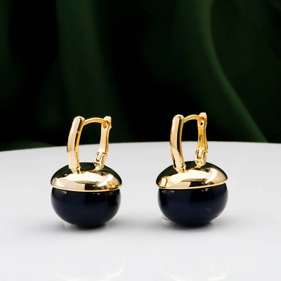 Aretes en Covergold Rodinado