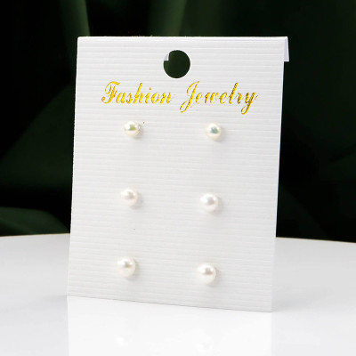 Aretes en Perla Natural de Rio