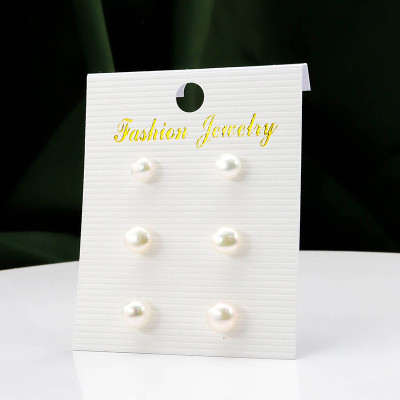 Aretes en Perla Natural de Rio