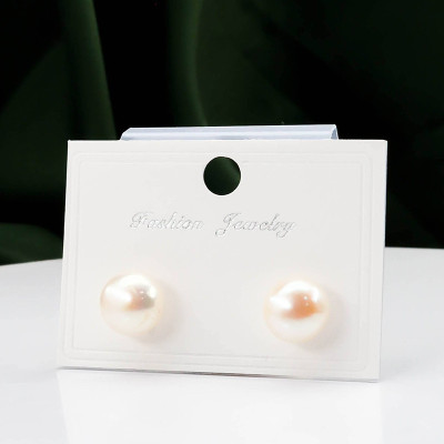 Aretes en Perla Natural de Rio