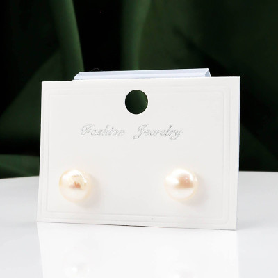Aretes en Perla Natural de Rio