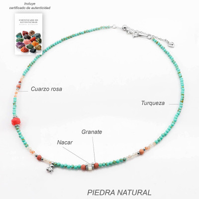 Collar en piedra natural