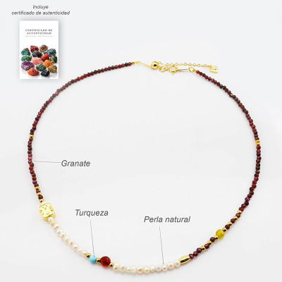 Collar en piedra natural