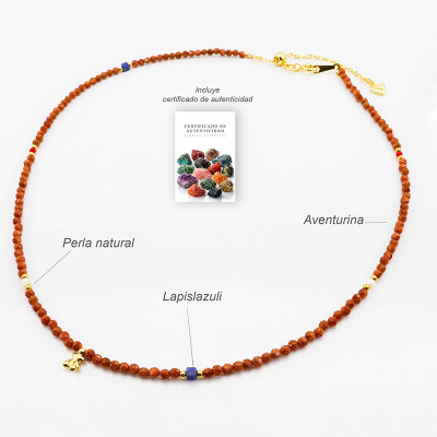 Collar en piedra natural